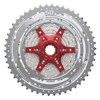 Cassette Sunrace CSMX8 11 VITESSE 11-42 dents en argent dans la boîte