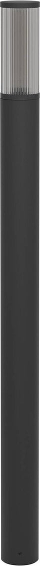 Lampe sur pied Eglo salle - lampe sur pied extérieur - e27 - 110 cm - fumée - noir