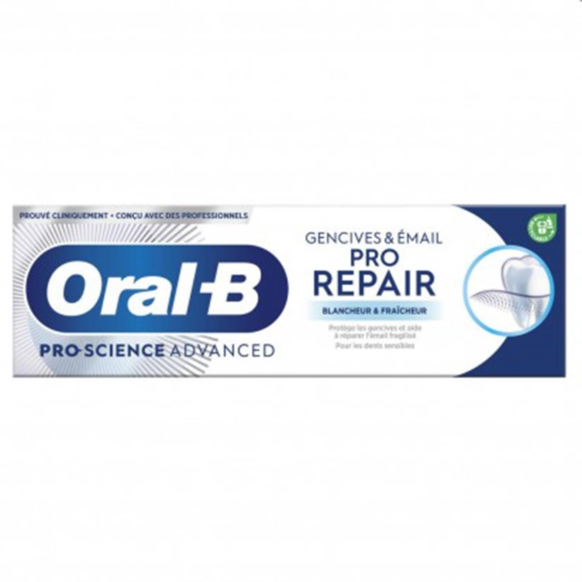 Oral-b pro repair dentifrice frais 75ml