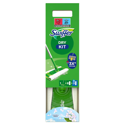 Kit de démarrage pour nettoyant pour sols Swiffer 12 pièces