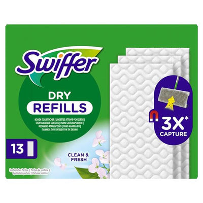 Lingettes sèches et fraîches pour sols Swiffer 52 pièces