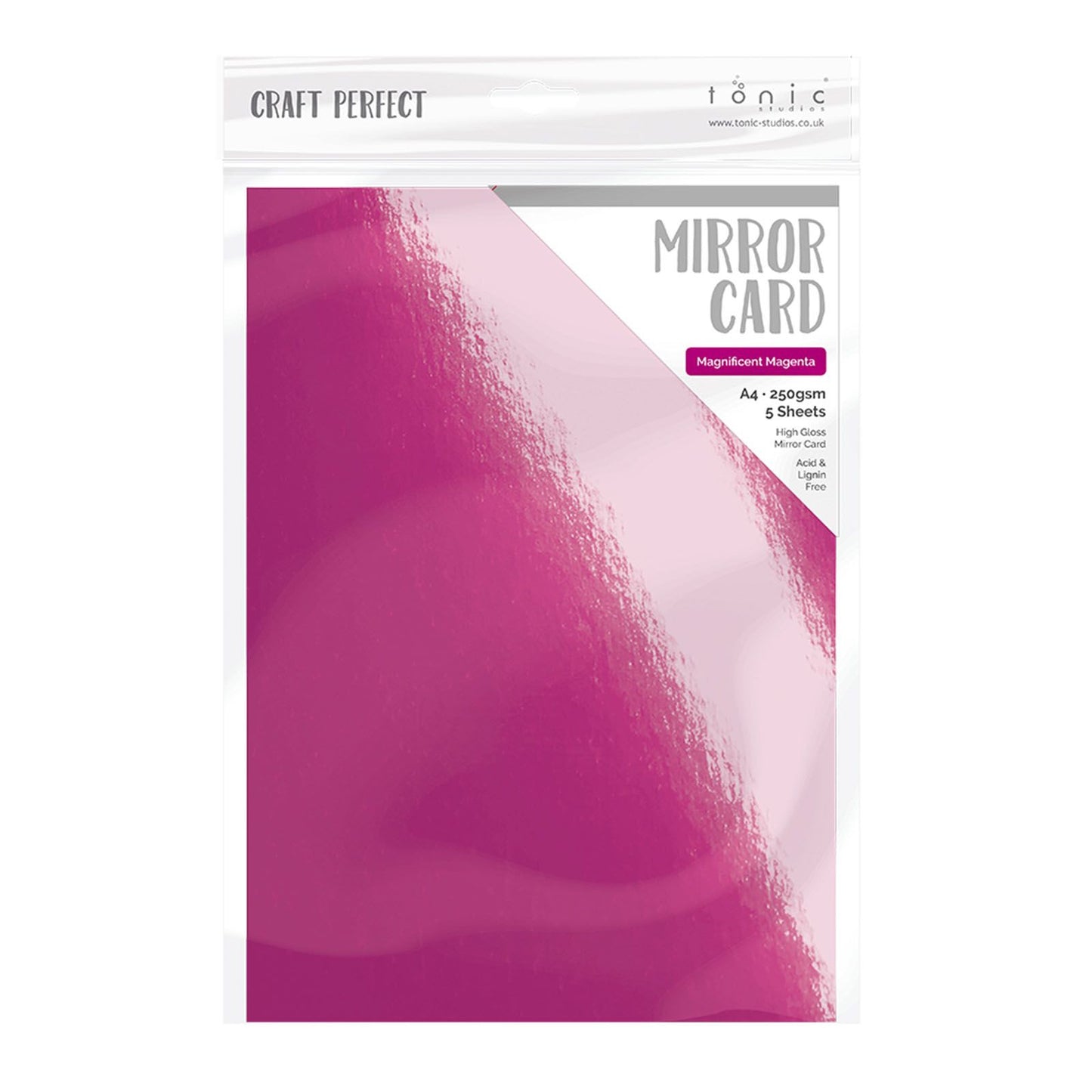 Craft Perfect par Tonic Studios Craft Perfect • Carte miroir magnifica magenta