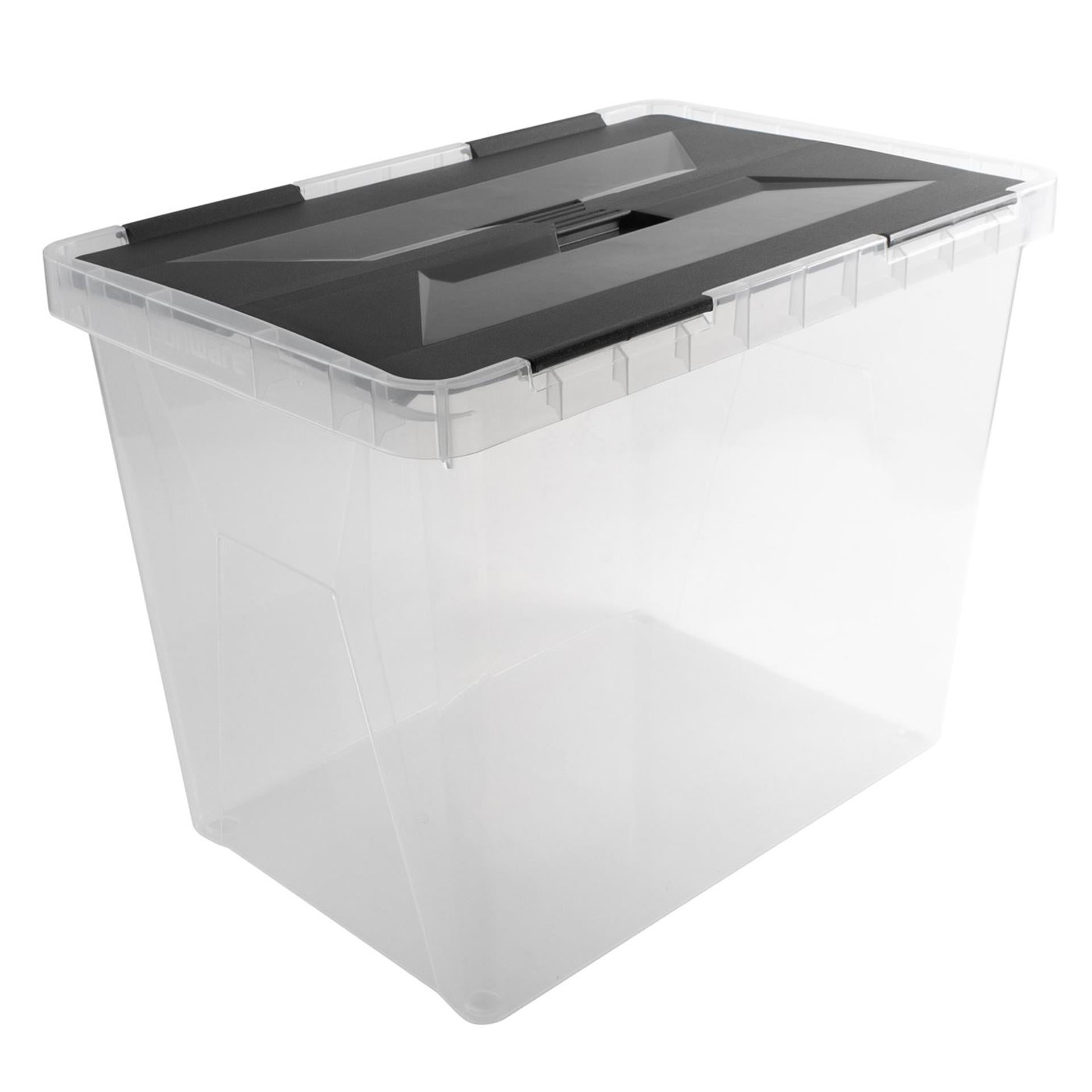Boîte de rangement Sunware onyx 40l transparente
