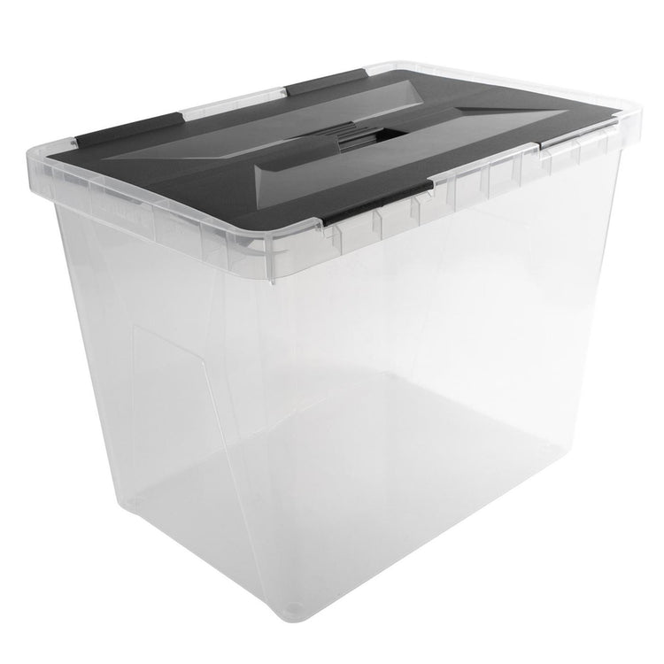 Boîte de rangement Sunware onyx 40l transparente