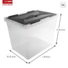 Boîte de rangement Sunware onyx 40l transparente