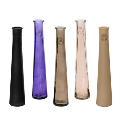 Vase Decoris verre recyclé h32cm 5 assortis