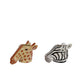 Pot de fleur Decoris girafe ou zèbre 8,5x16,5x11cm