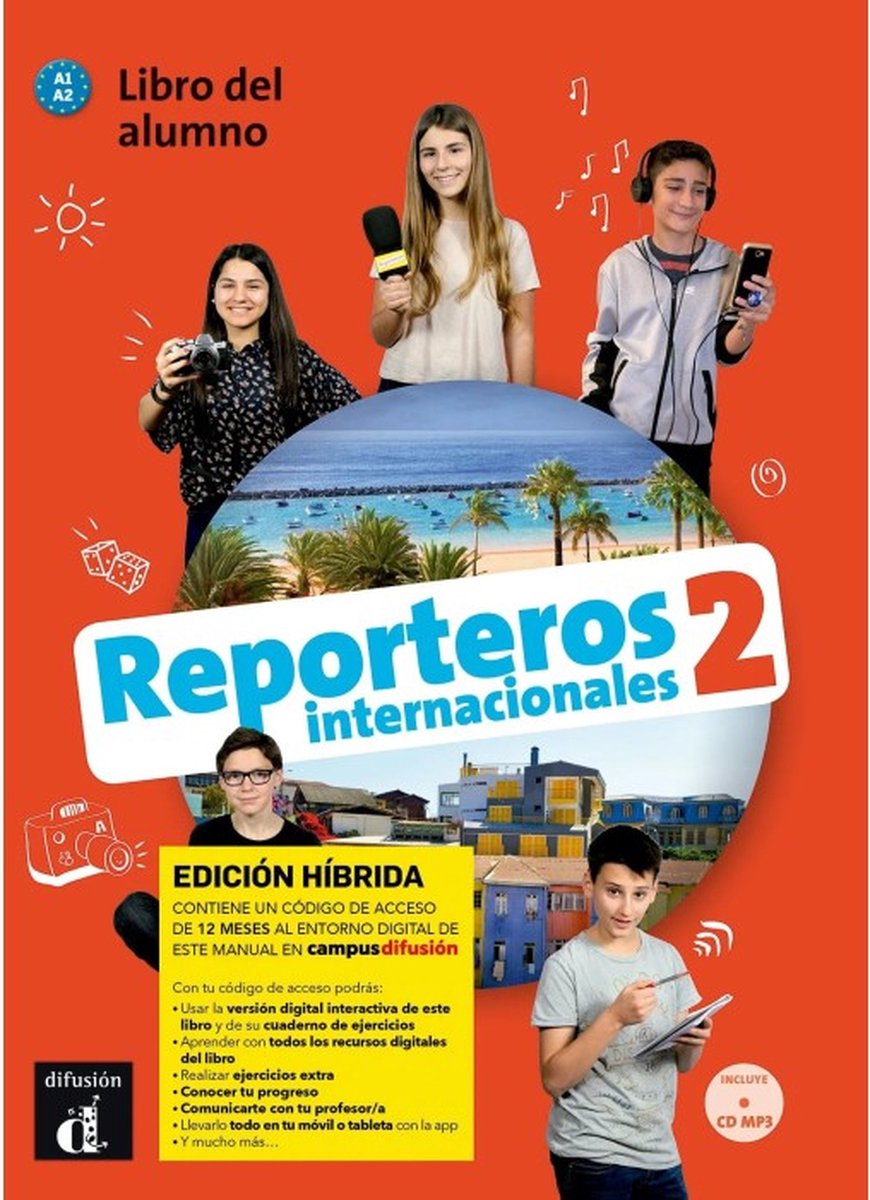 Reporteros internacionales 2 - edicion hibrida - livre des anciens élèves + audio mp3. a1 a2