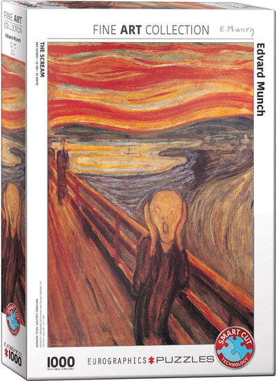 Eurographics - le cri [skrik] - edvard munch - 1000 pièces 48×68cm (l×h) - puzzle