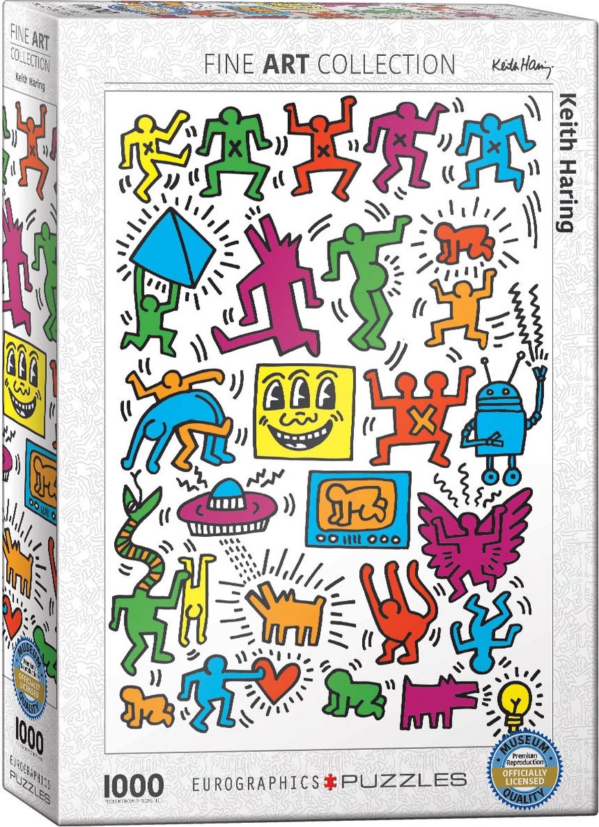 Eurographics - collage - Keith Haring - 1000 pièces 48×68cm (l×h) - puzzle d'art