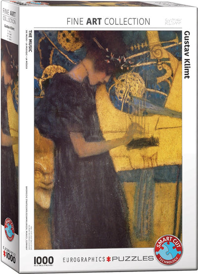 Eurographics - la musique [die musik] - Gustav Klimt - 1000 pièces 48×68cm (l×h) - puzzle d'art