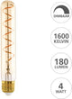 Lampe LED Eglo - E27 - ø 3 cm - T30 - ambre - 1600k