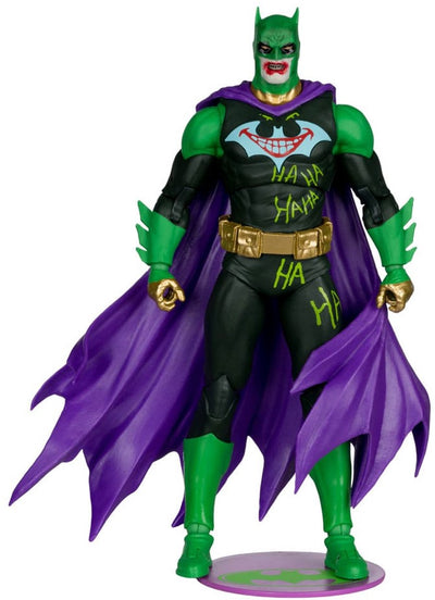 Mcfarlane toys dc multiverse figurine batman (joker war) (jokerized) (étiquette dorée) figurine 18 cm