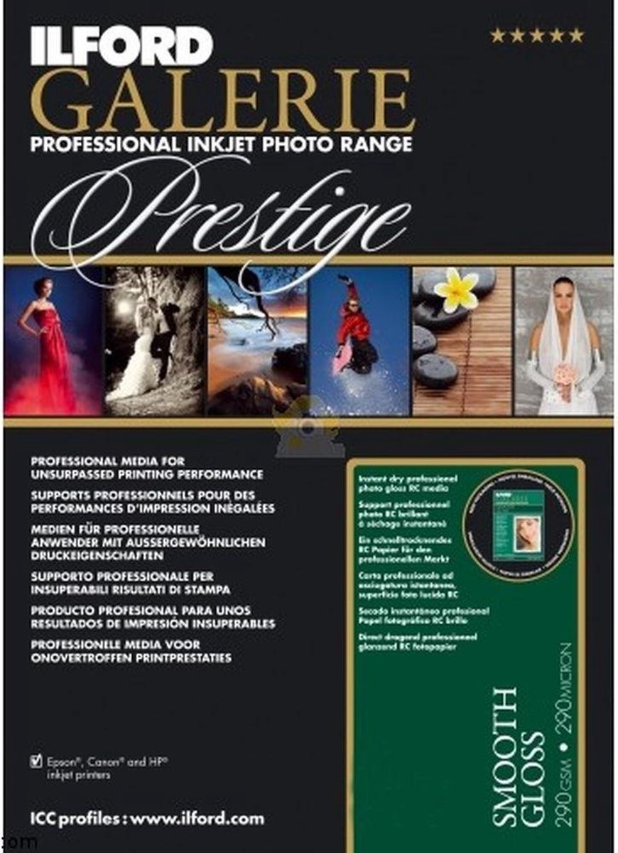 Ilford prestige brillant lisse 13x18 100 feuilles 310 grammes