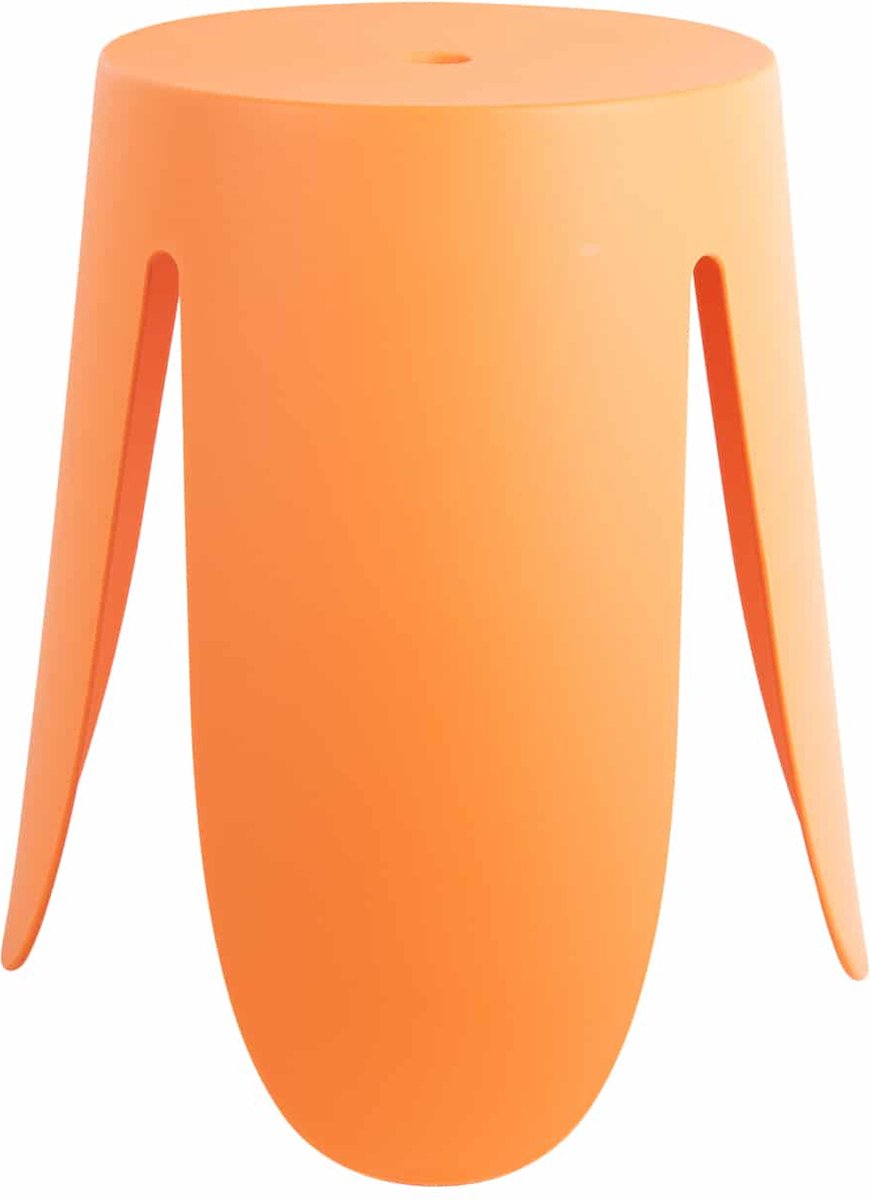Tabouret Leitmotiv ravish - orange - ø43cm - scandinave