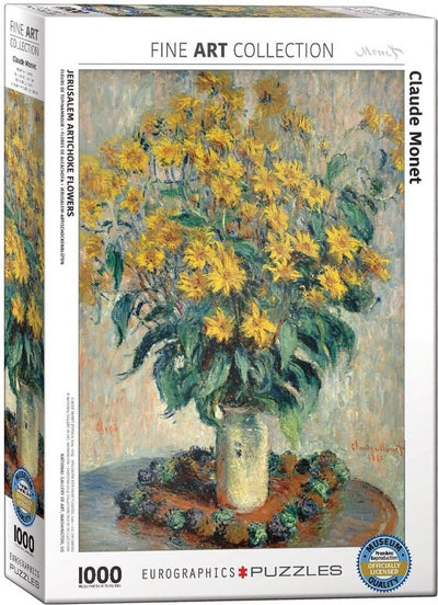 Eurographics - Fleurs de topinambour [topinambours] - Claude Monet - 1000 pièces 48×68cm (l×h) - puzzle d'art
