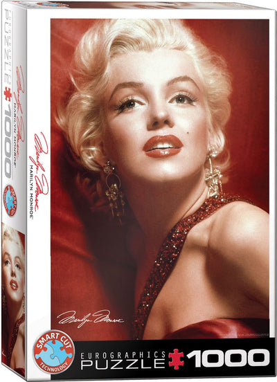 Eurographics - Marilyn Monroe portrait rouge - 1000 pièces 48×68cm (l×h) - puzzle