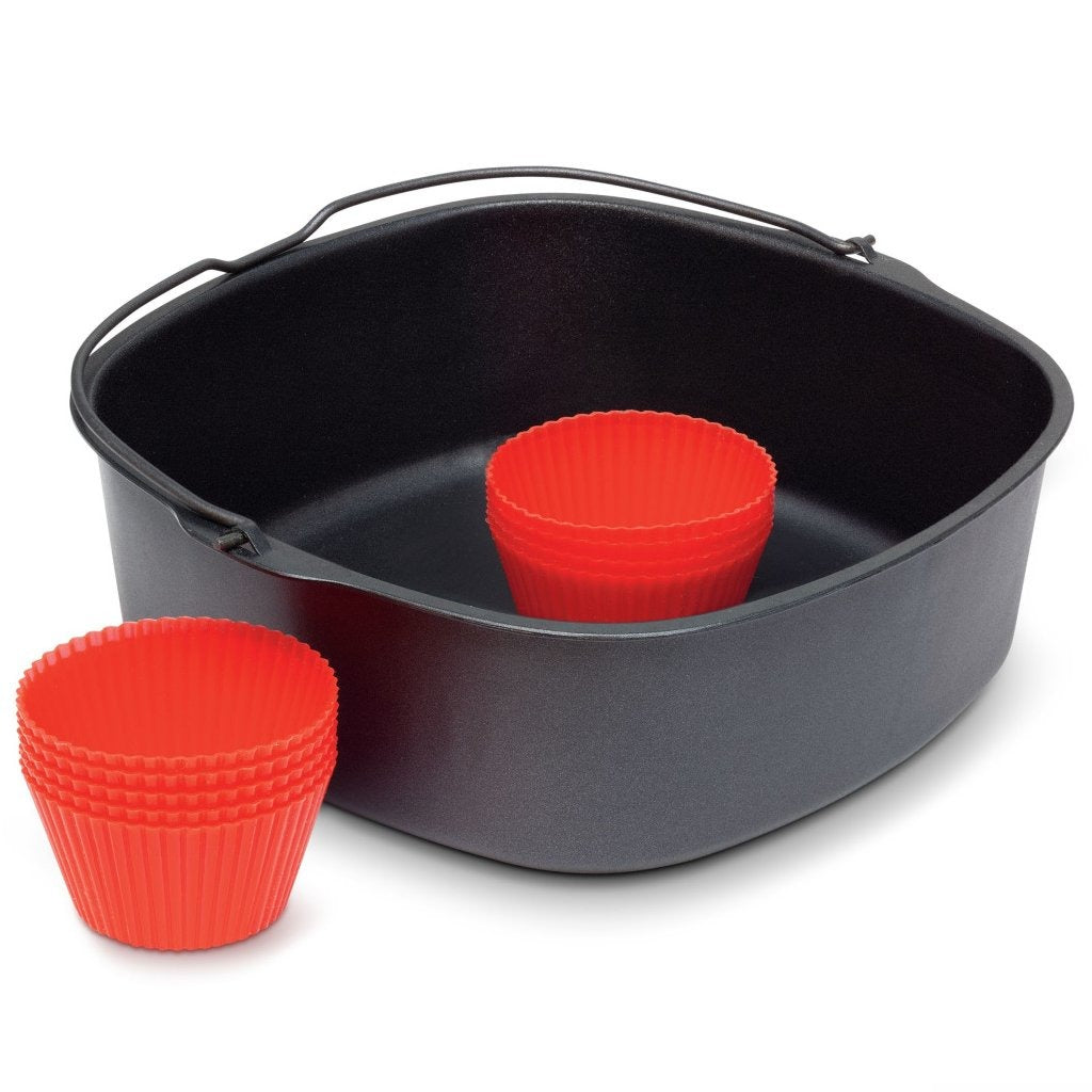 Philips HD9952 00 Bakset pour Airfryer Black Red
