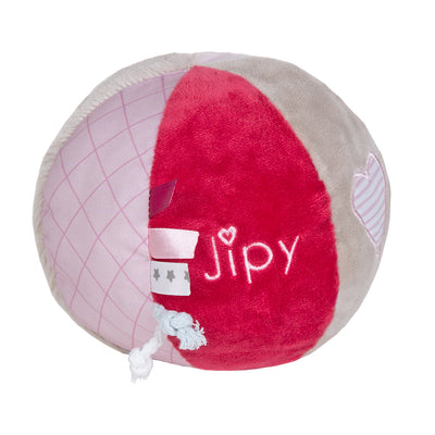 Jipy Jipy Cuddly Ball + Sound Pink