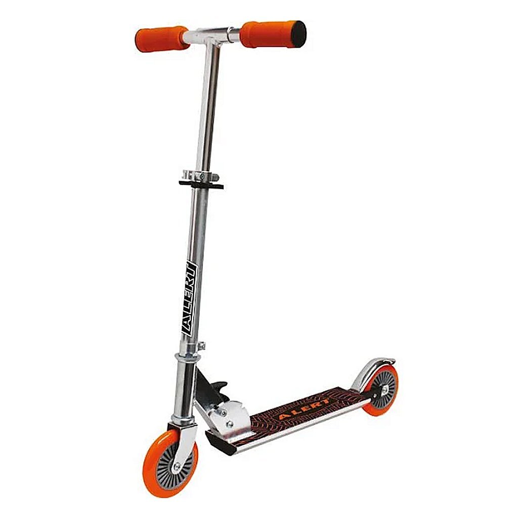 Alerte d'alerte en aluminium étape chromée orange
