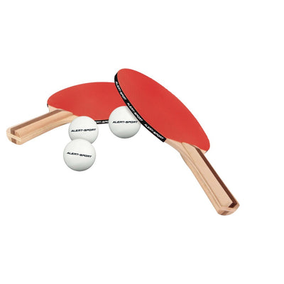 Alerte Table de sport alerte Ensemble de tennis avec 2 chauves-souris et 3 balles