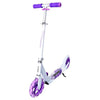Alerte Spinout Scooter en aluminium avec de grandes roues blanches violettes