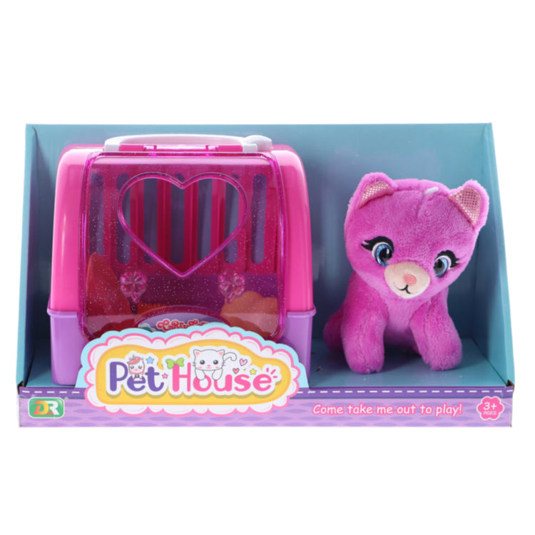 Basic Pet House Cuddly Cat + Travel Base et accessoires