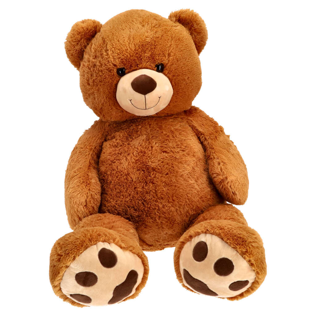 Pluchiez Pluchiez ours câlin assis 120 cm brun