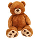 Pluchiez Pluchiez ours câlin assis 120 cm brun