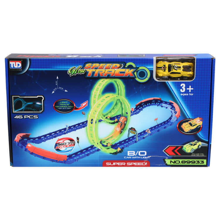 Autres marques SpeedTrack Glow dans le sombre 46 pièces