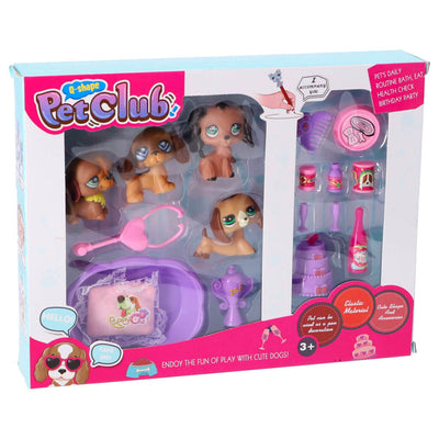 Autres marques q-shape petsclub dog groomset playset