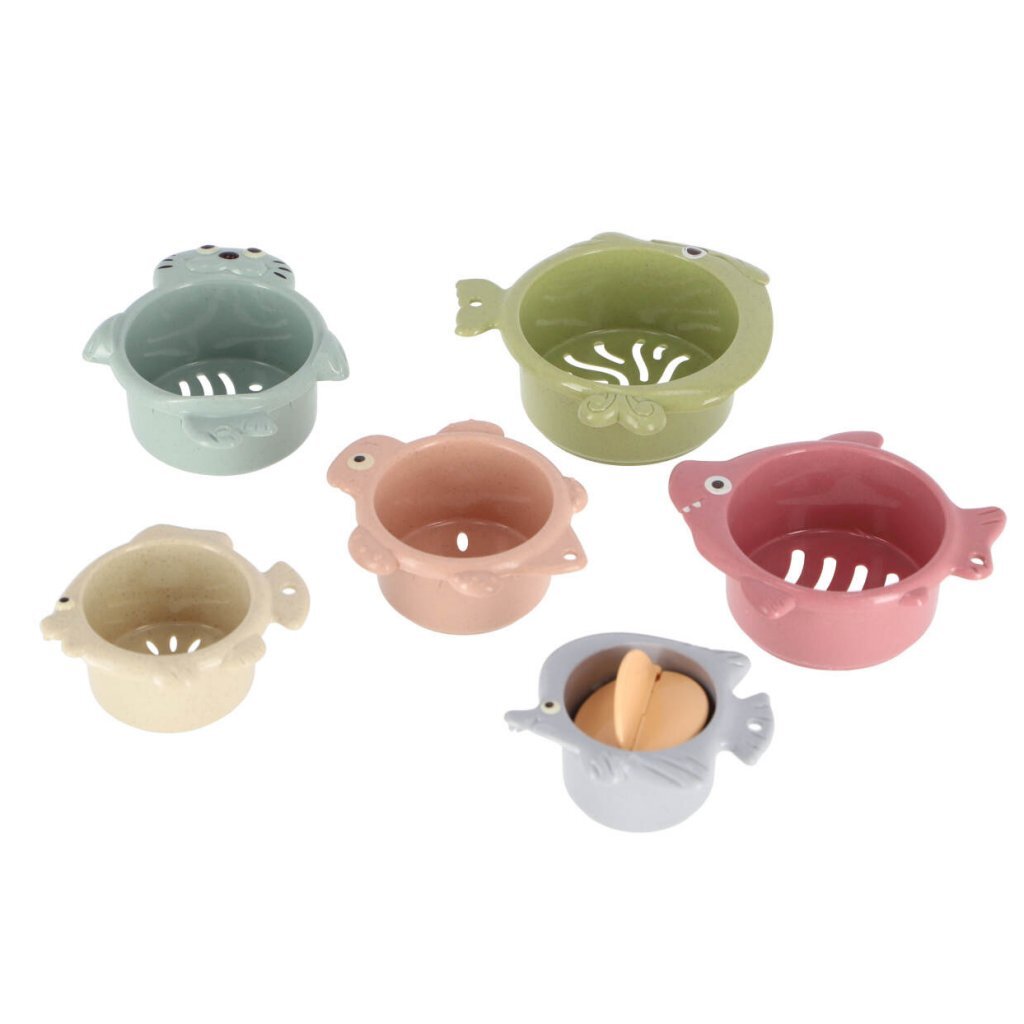 Jipy jipy moules à empiler en bioplastique jouets de bain