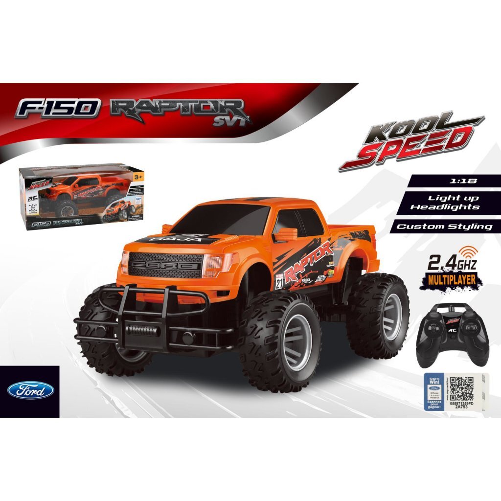 Kool Speed voiture radiocommandée Ford 1:18 2.4G F150 Raptor