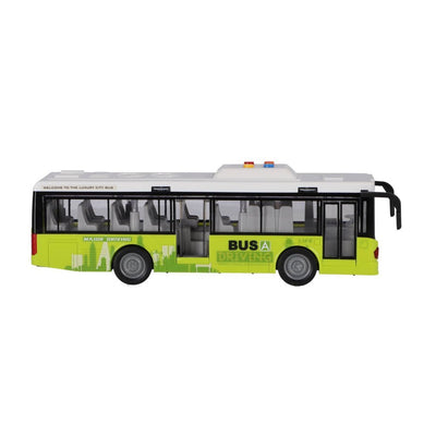 Autres marques City Bus 1:16 + Light and Sound White Green