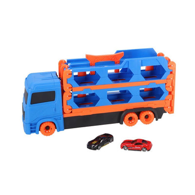 Autres marques Pop-up Auto Transporter + 2 véhicules moulés
