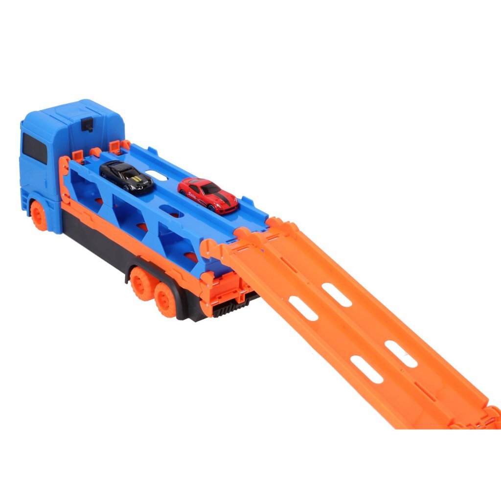 Autres marques Pop-up Auto Transporter + 2 véhicules moulés