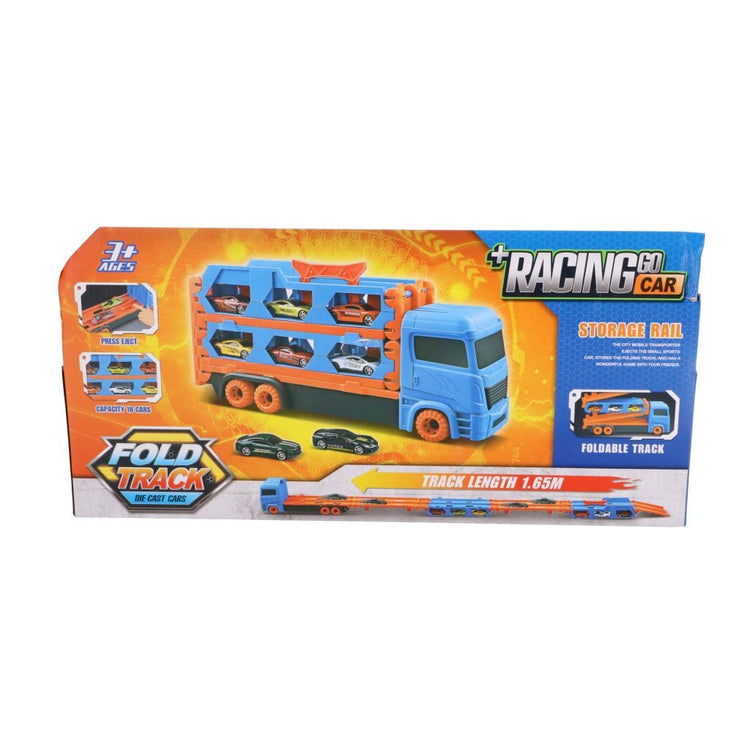 Autres marques Pop-up Auto Transporter + 2 véhicules moulés