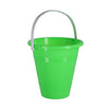 Seau avec poignée assorti orange, vert, jaune et bleu