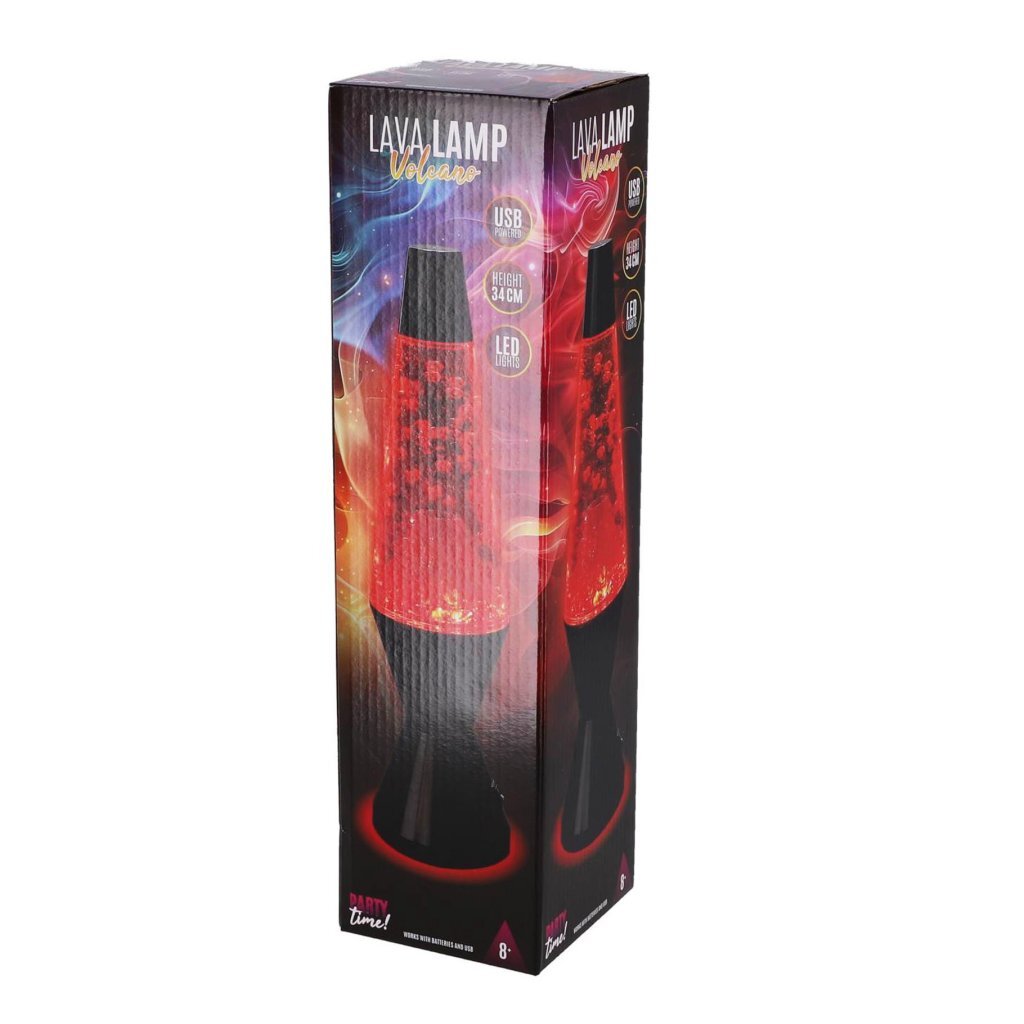 C'est la fête ! volcan lampe à lave