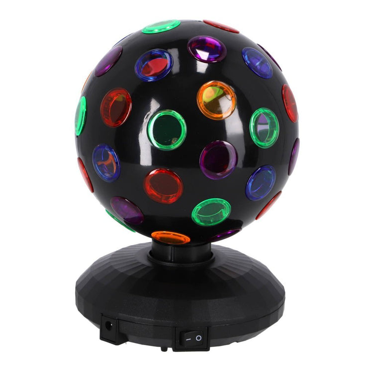 Autres marques boule disco led party time 12,5 cm noir