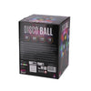 Autres marques boule disco led party time 12,5 cm noir