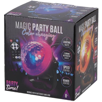 Temps de fête! Temps de fête Magical Party Ball avec effet disco et télécommande