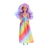 Fleur poupée princesse arc-en-ciel 2 assortis | 4 pièces