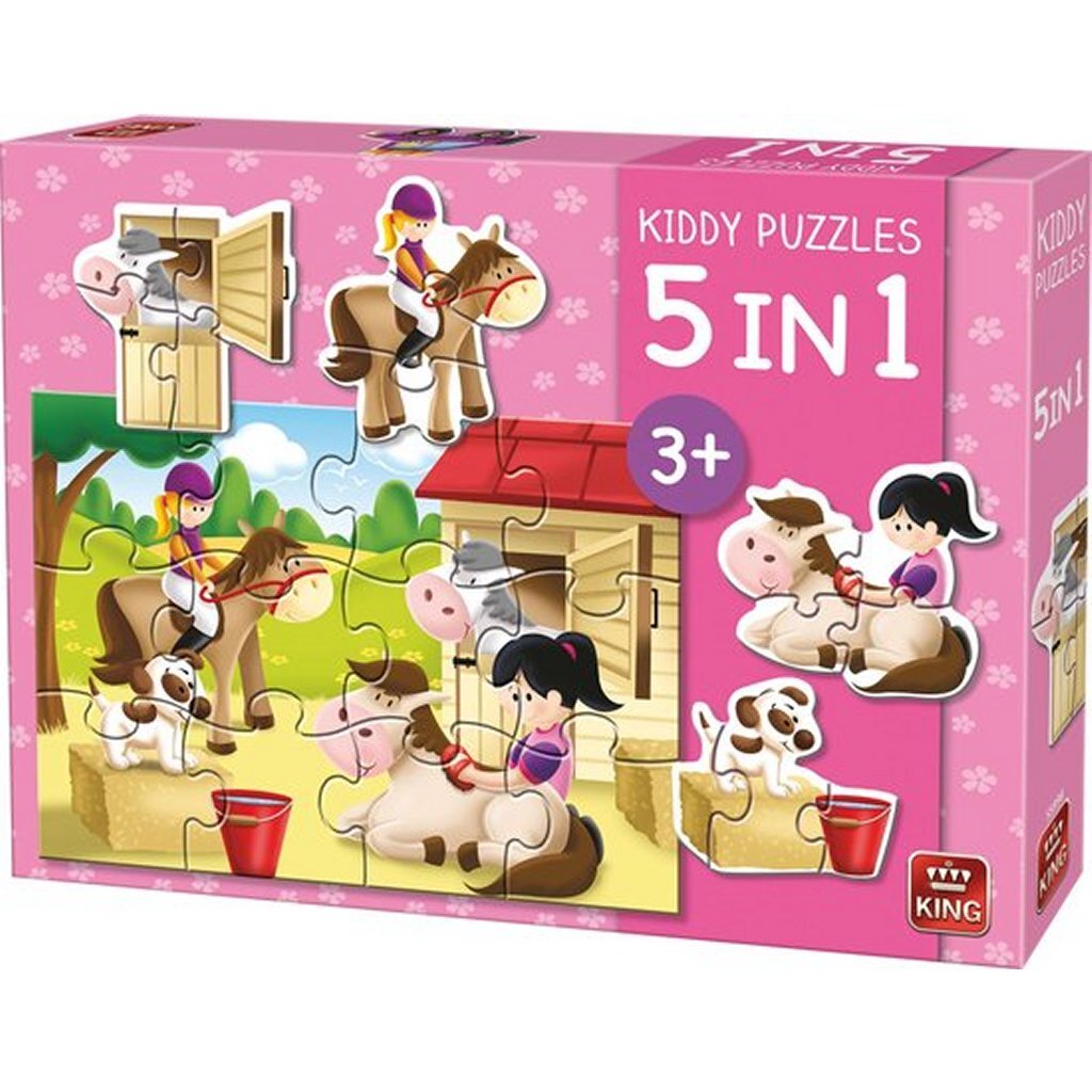 Puzzle de la collection King King Kiddy 5in1