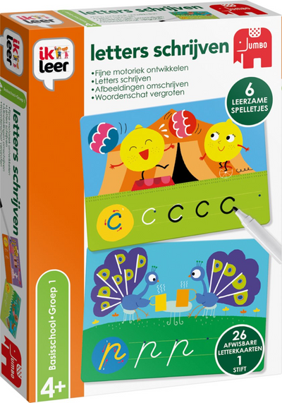Jumbo j'apprends à écrire des lettres écrire un jeu éducatif