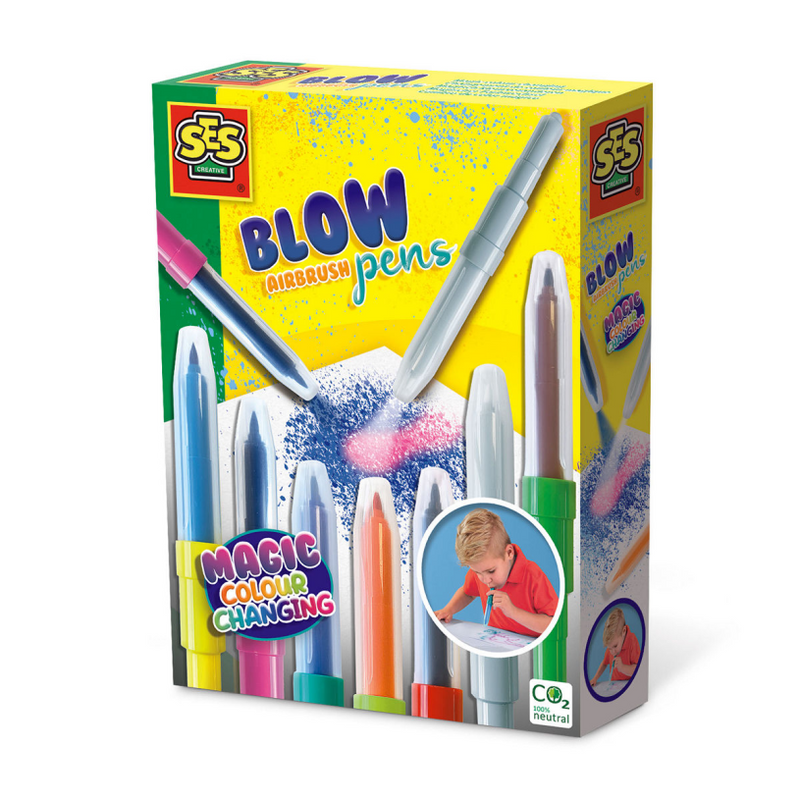 Ses Blow Airbrush stylos - Changement de couleur magique