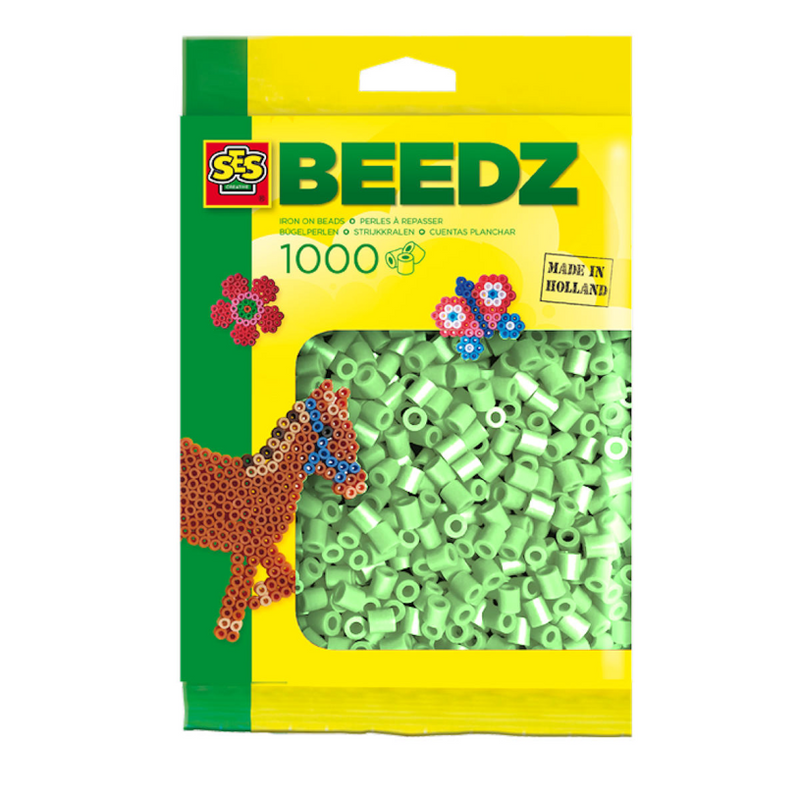 SES Perles de repassage - Green de menthe, 1000st.