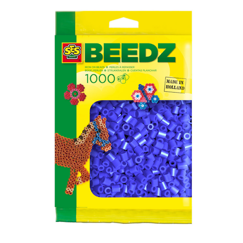 SES Perles de fer - bleu foncé, 1000st.