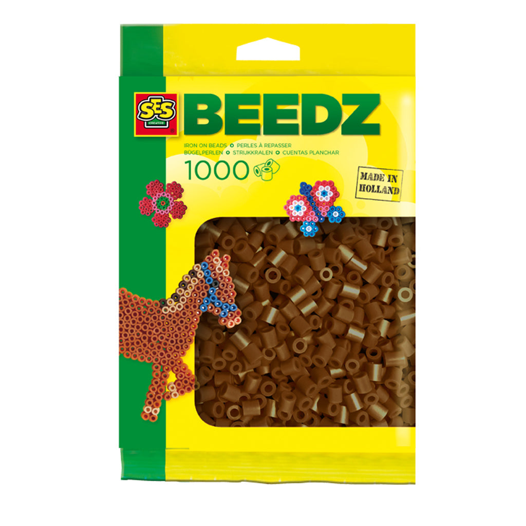 SES Perles de fer - brun foncé, 1000st.