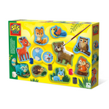 Ses Gieten et la peinture - Animaux forestiers - afbeelding 1